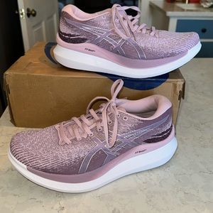 New ASICS GlideRide 3 Women’s size 8.5 Rose Quartz Deep Plum Running Shoes